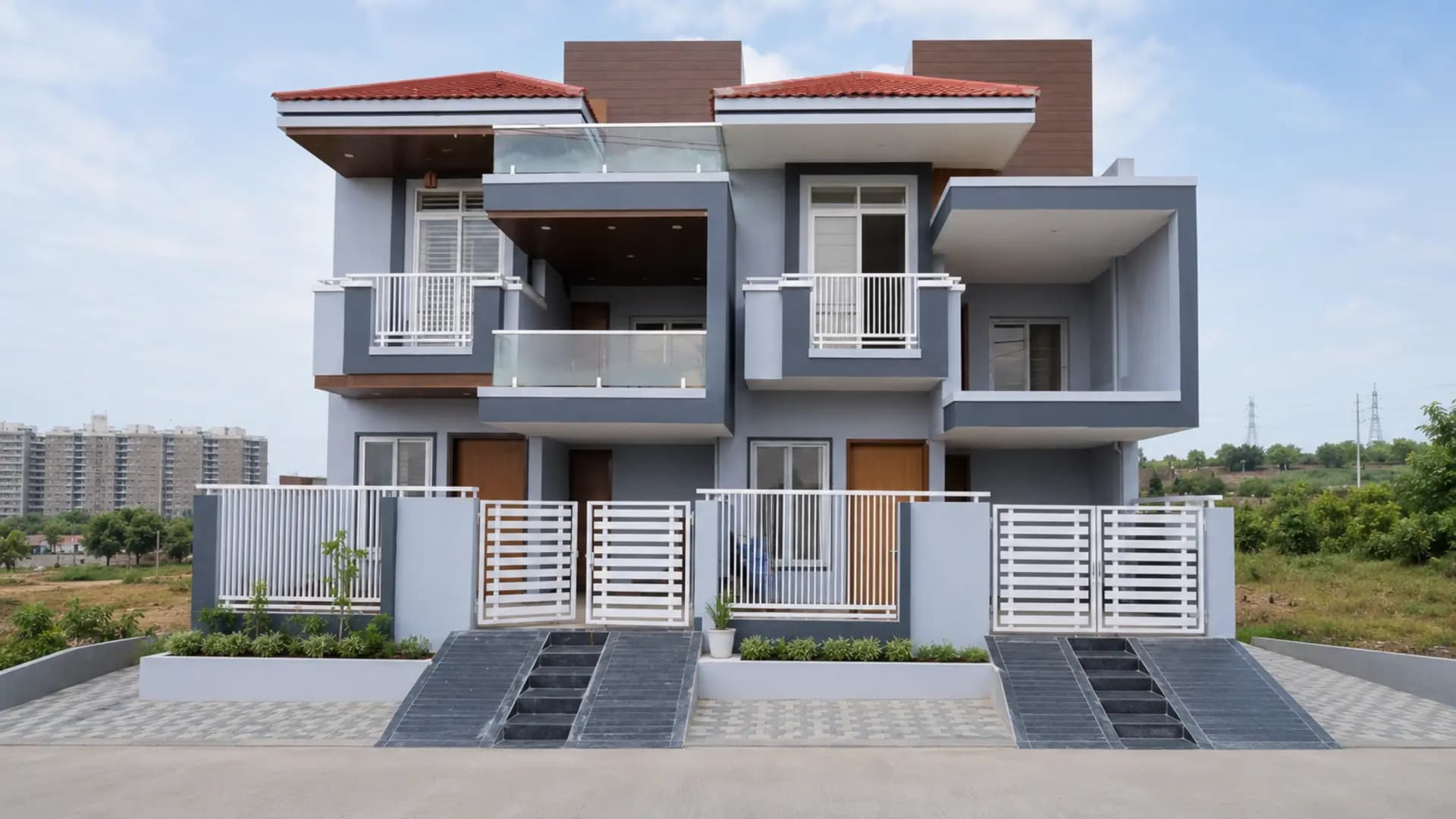 Row House Streetscape